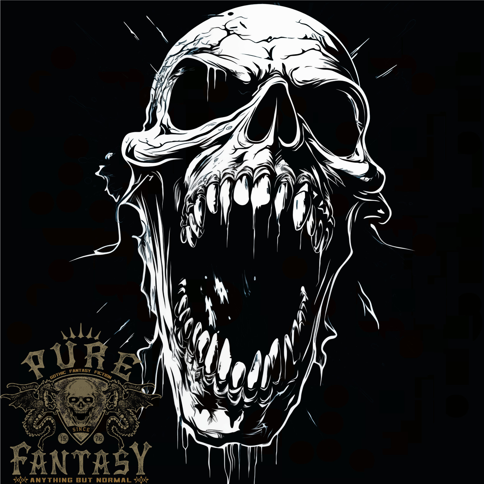 Screaming Skull Goth Horror Heavy Metal Gothic Mens T-Shirt 100% Cotton gallery