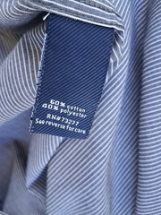 Croft & Barrow Men’s Gray Striped Broadcloth Button-Up Shirt Long Sleeve 17.5 36