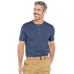 Men’s Croft & Barrow® Classic-Fit Extra Soft Easy-Care Henley Regular Size S