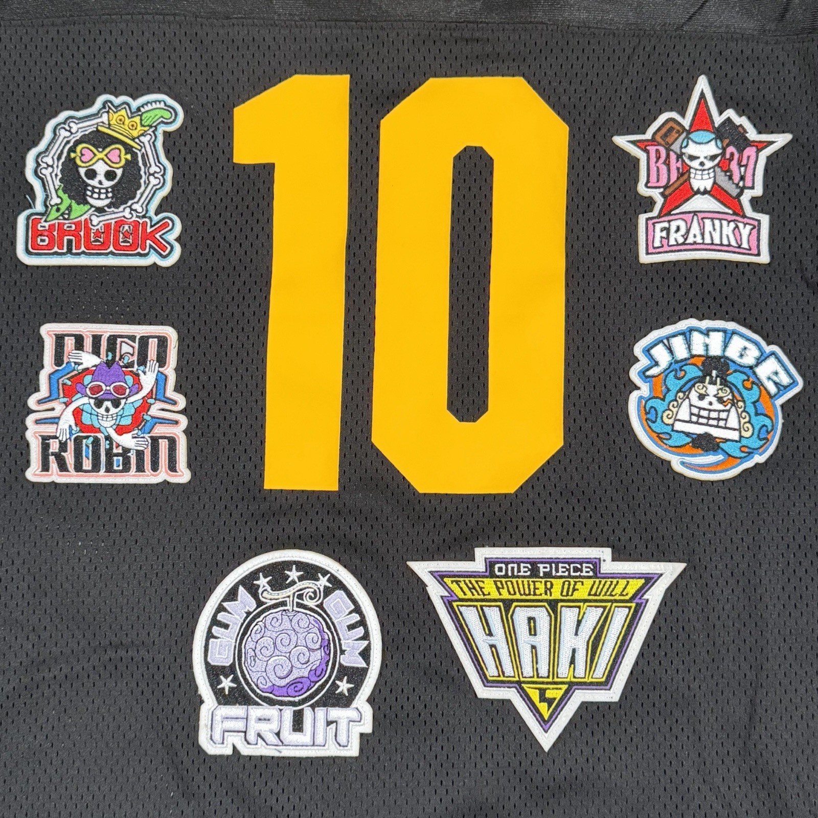 DIM MAK X ONE PIECE - Straw hat crew JERSEY BLACK YELLOW SIZE S gallery