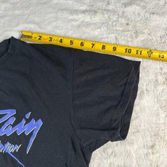 Prince Purple Rain Mens Medium Black Graphic Crew Neck Short Sleeves T-Shirt