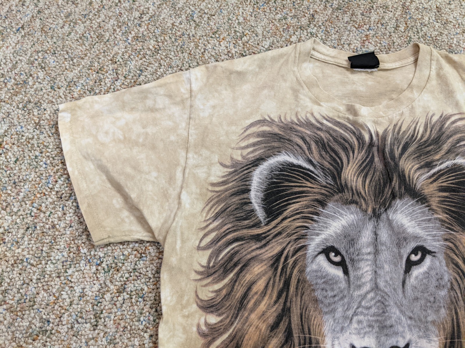 Liquid Blue Shirt Men Large Tie Dye Lion Logo Graphic Rich Normurdin 1994 Safari gallery