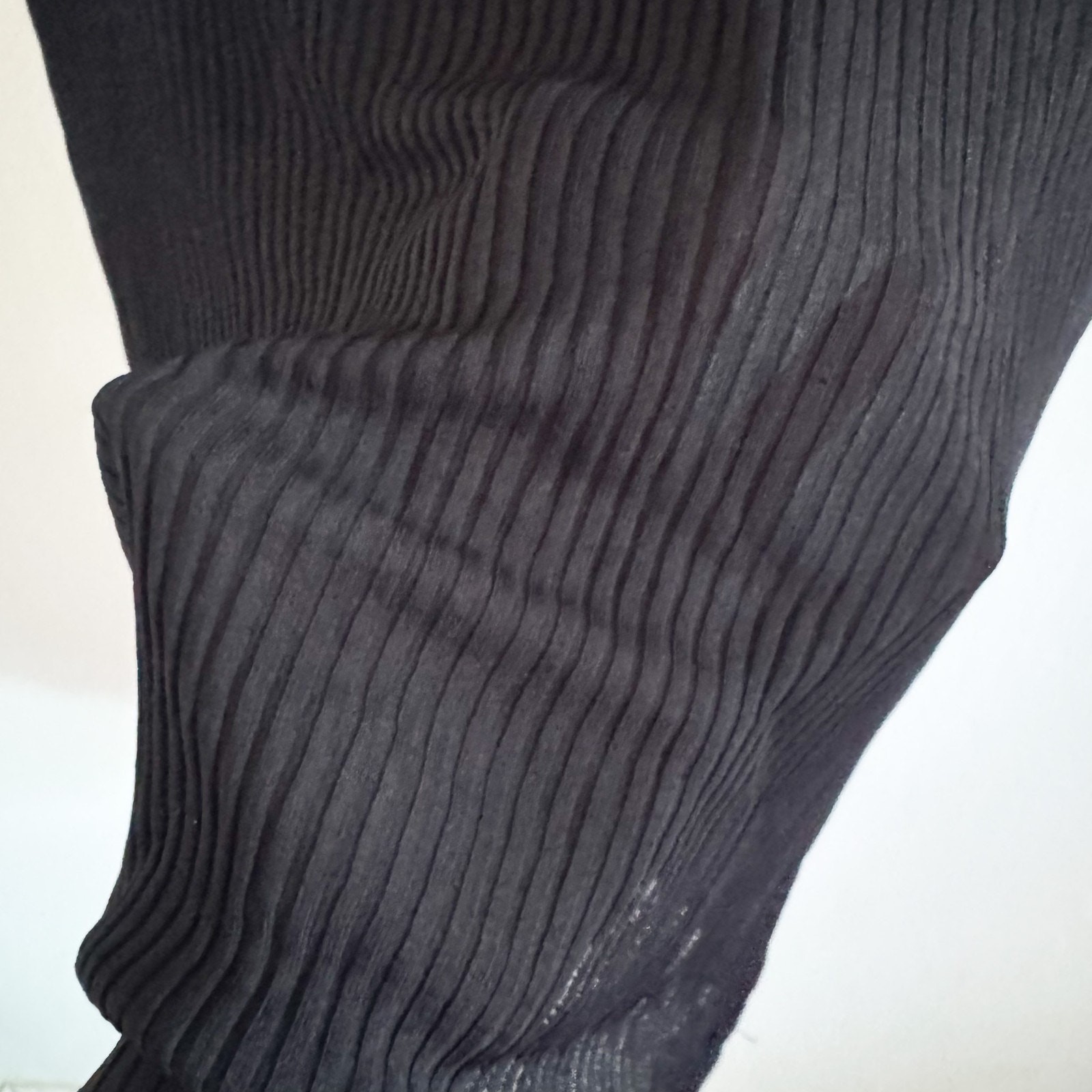 Gianni Versace Vintage Black Semi Sheer Zip Top EU 48 gallery