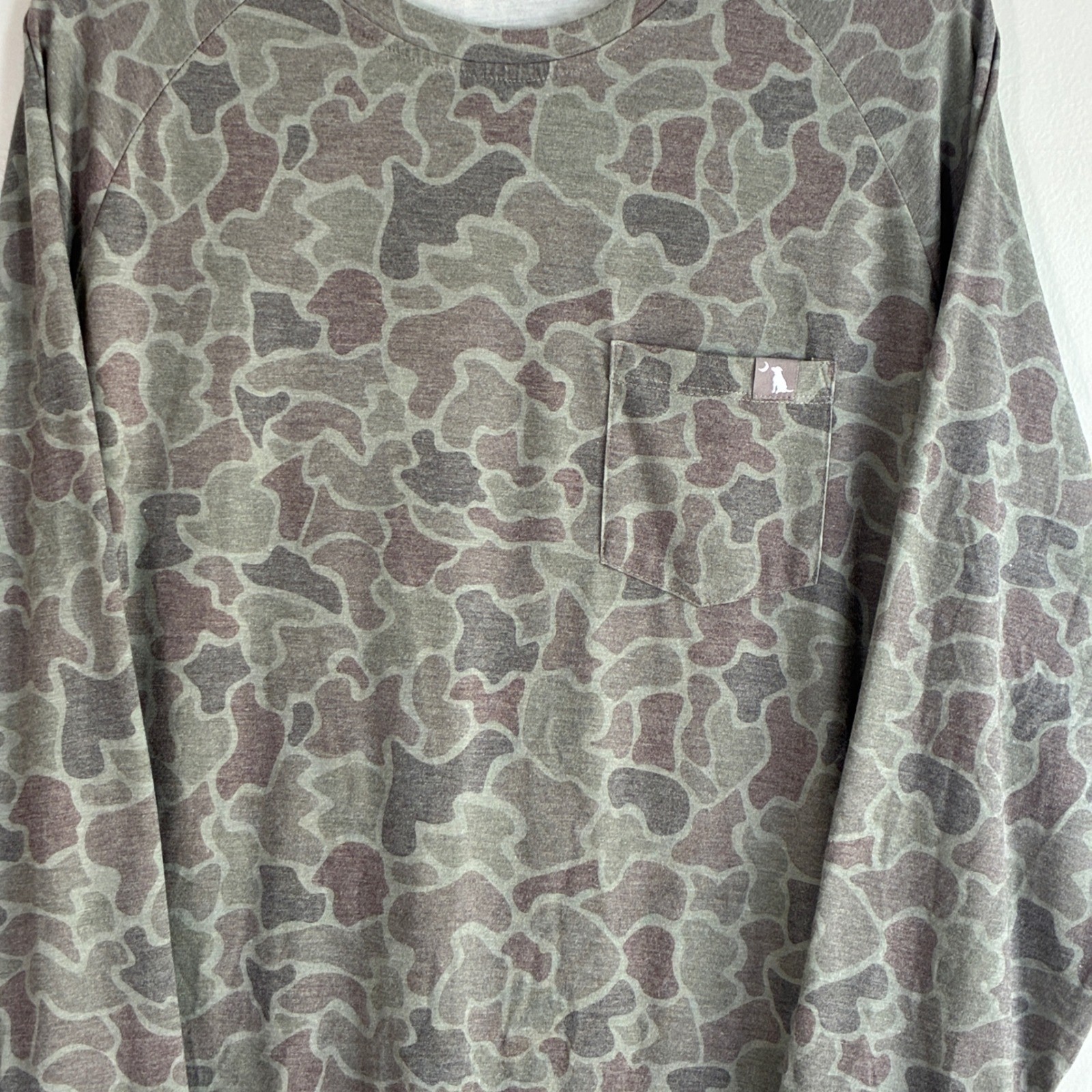 Local Boy Outfitters Shirt Mens XL Green Camo Long Sleeve Bamboo Blend Pocket gallery