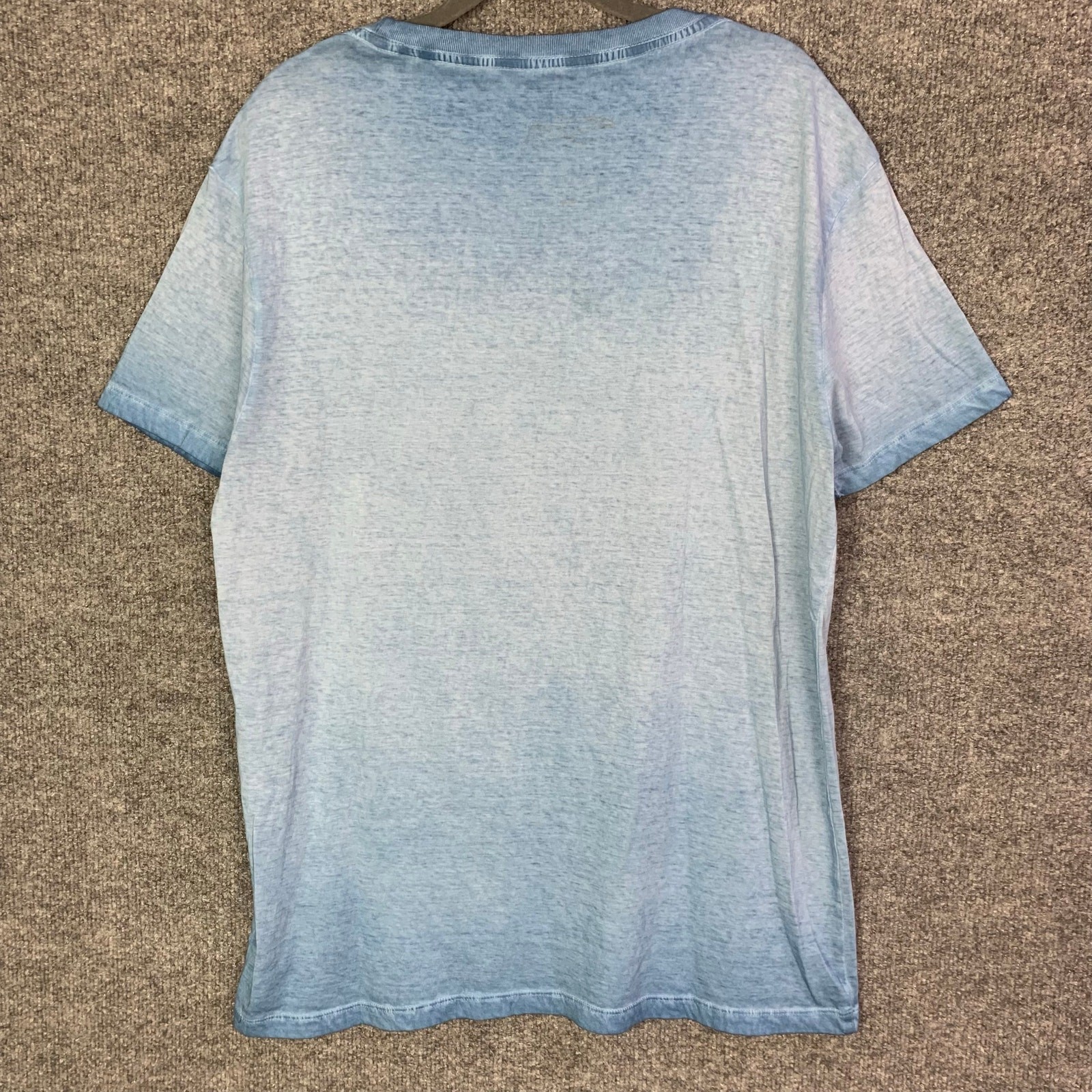 NEW Silver Jeans co Mens Blue Heathered Brand Logo T Shirt SZ M gallery