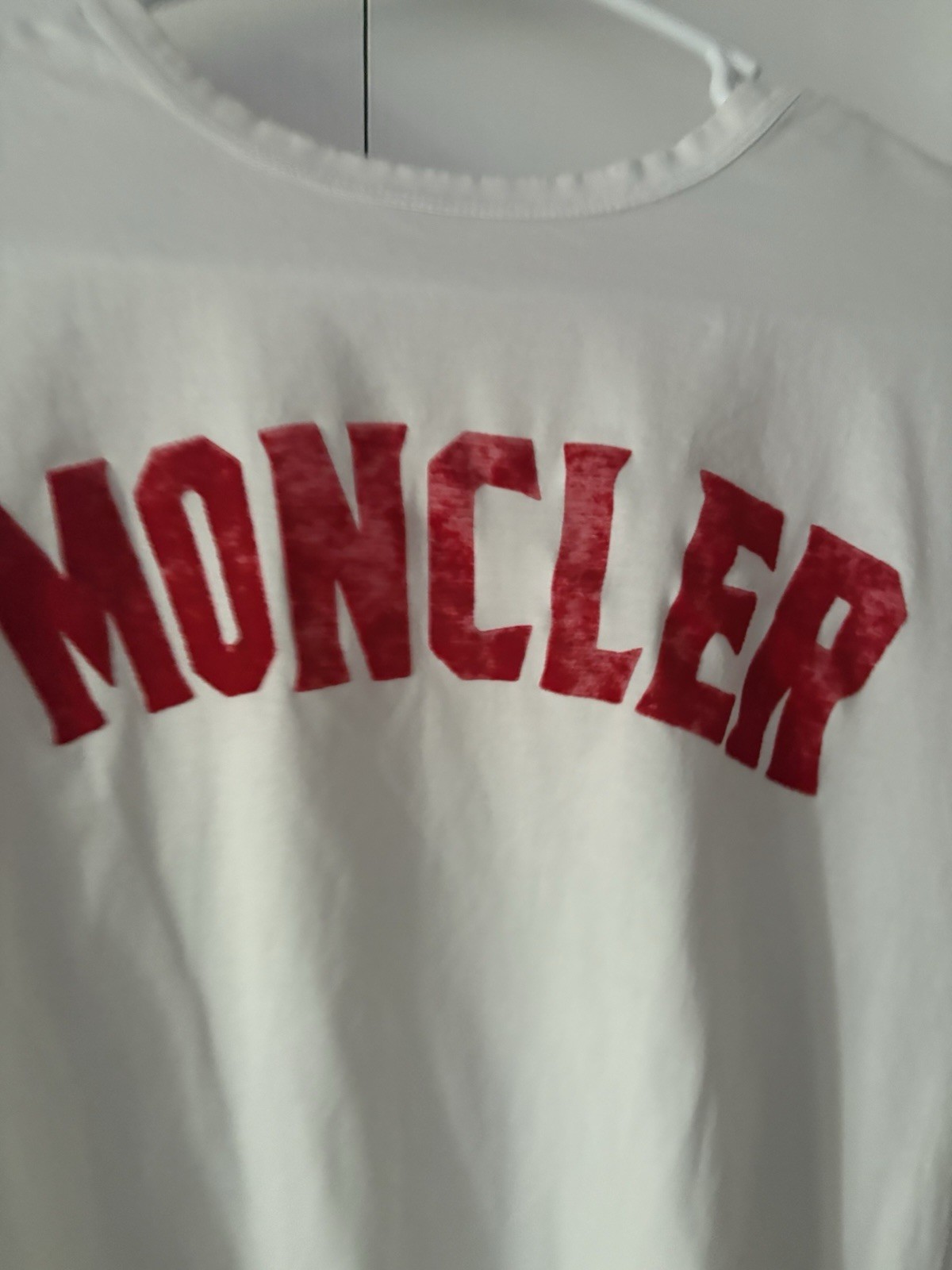 MONCLER T-shirt cotton White . See Picture And Read Description gallery