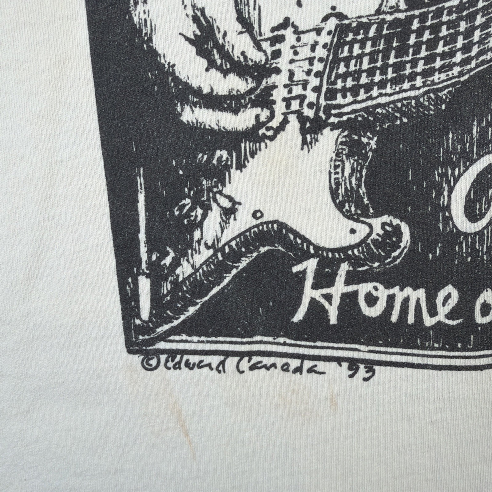Vintage Antones Shirt Mens XL White 90s Home Of The Blues Portrait Art Jazz USA gallery