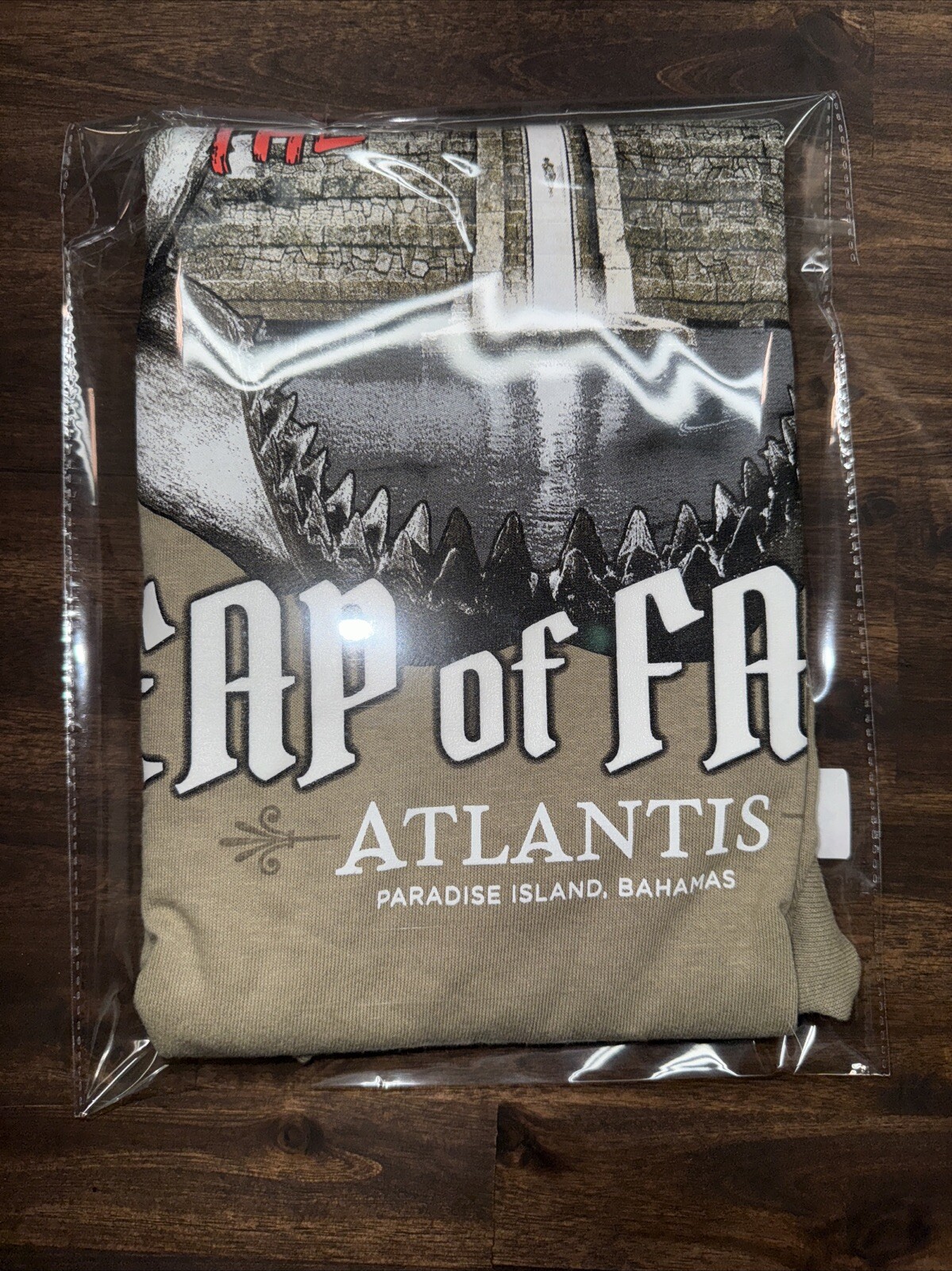 Atlantis Paradise Island Bahamas Shirt "I SURVIVED THE LEAP OF FAITH " Sz XL New gallery