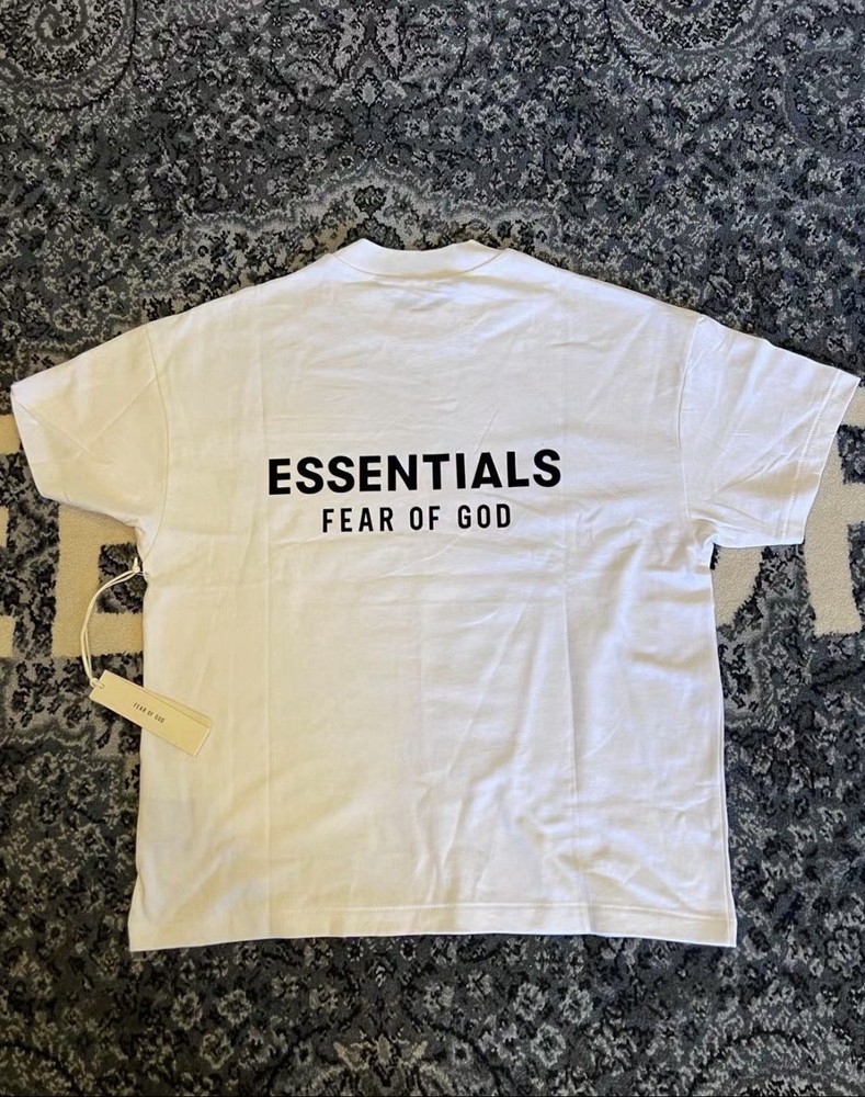 Fear Of God Essentials Bright White Tee Brand New Size XS