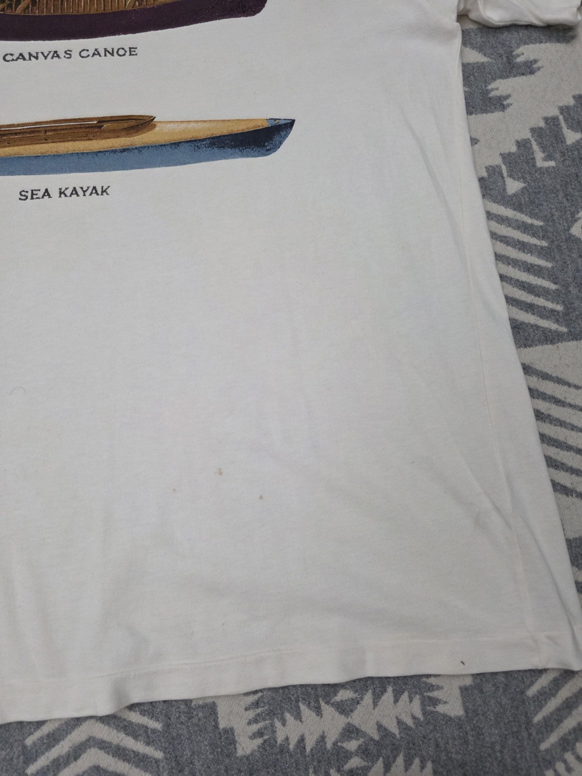 Vintage 90s Polo Ralph Lauren Expedition T-Shirt Sz L Kayak Canoe Boat Sportsman gallery