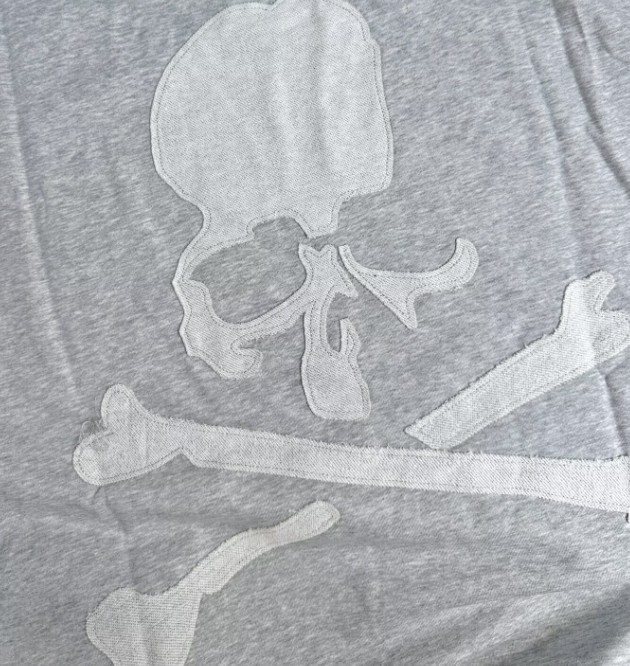 High Street Mastermind Skeleton Patch Embroidery Short sleeved T-shirt gallery