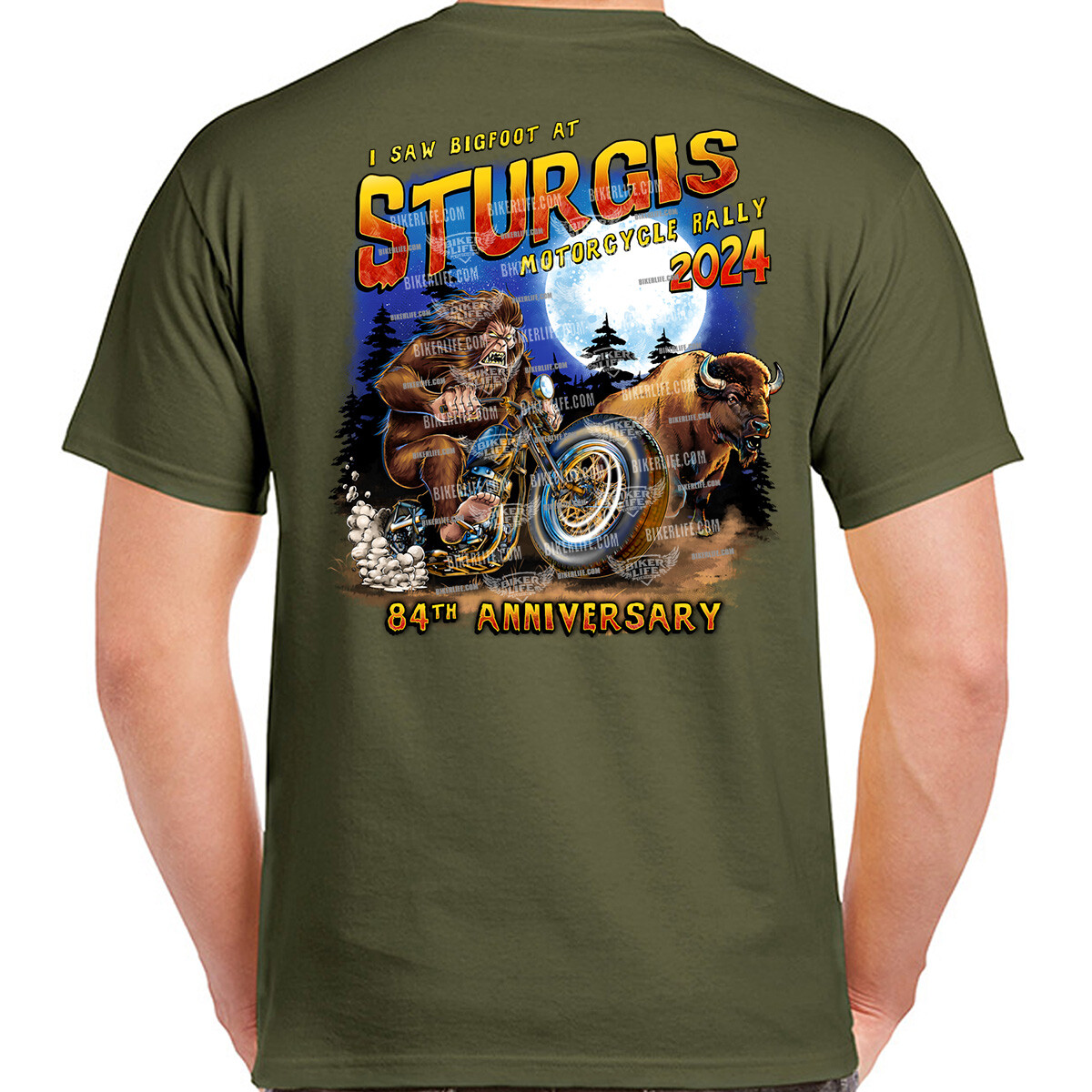 2024 Sturgis Motorcycle Rally Legend of Bigfoot T-Shirt No Harley gallery