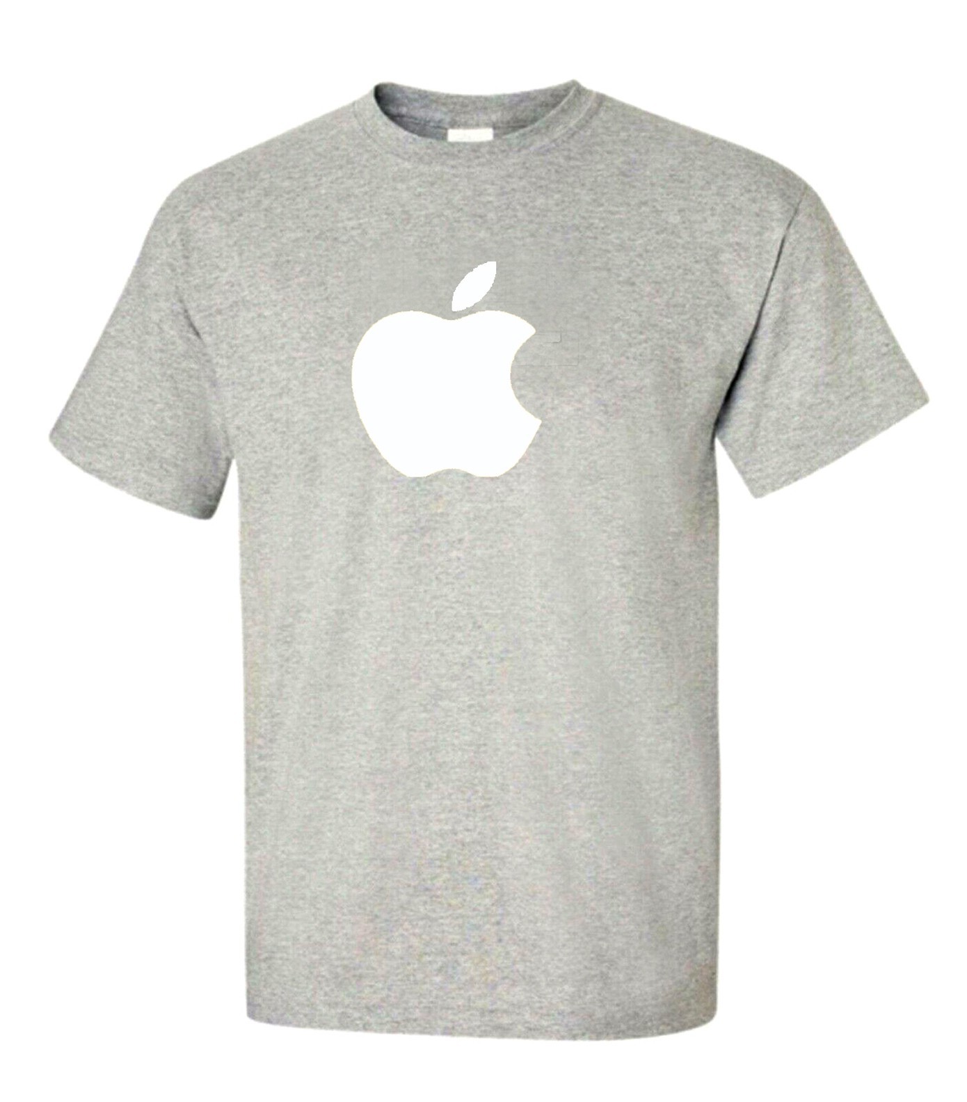 Apple Logo T-Shirt Unisex Cotton Crew Neck | 9 Colors S-XL Casual Tee gallery