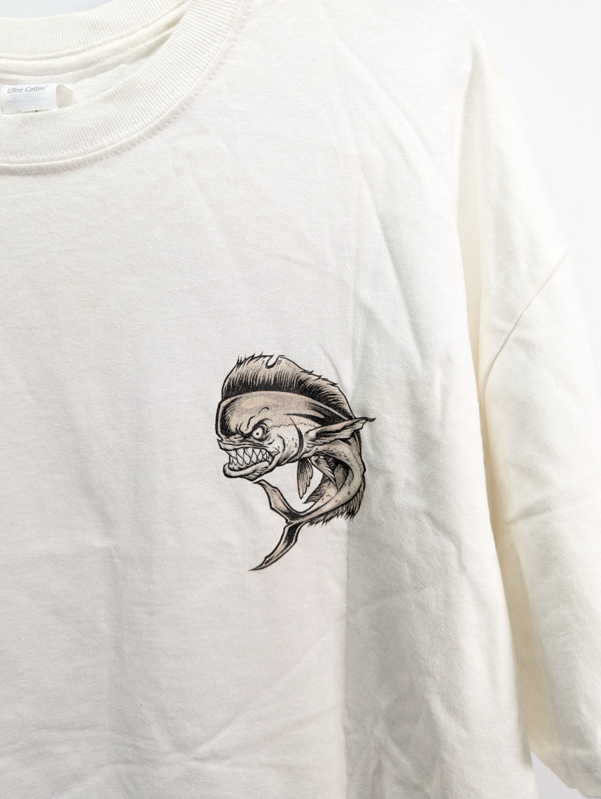 Punta Gorda Men's XL Mohawk Fish Double Side Prana Graphic Shirt Fishing Tee gallery
