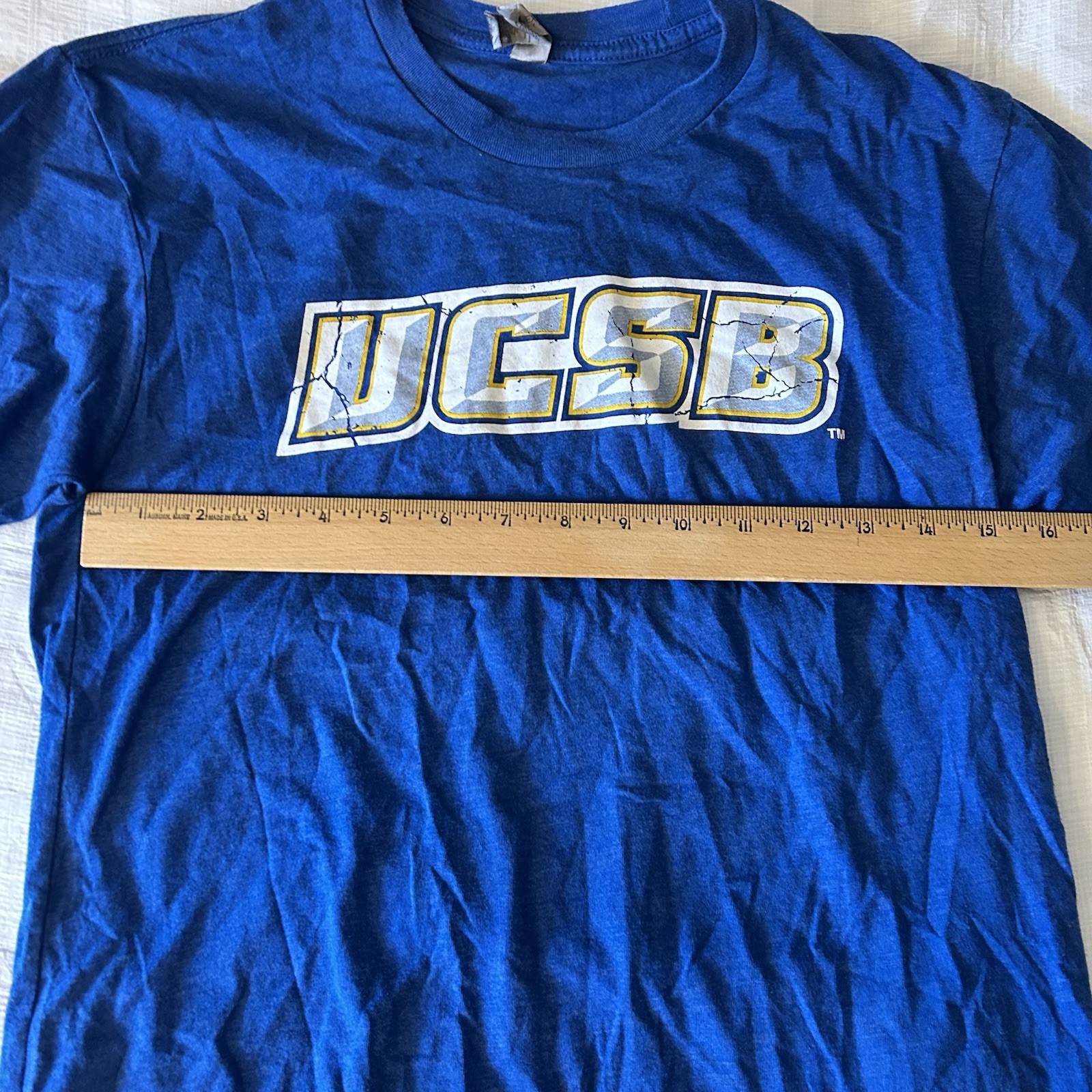 UCSB Men’s Size Small Blue T-Shirt ~ UC Santa Barbara gallery