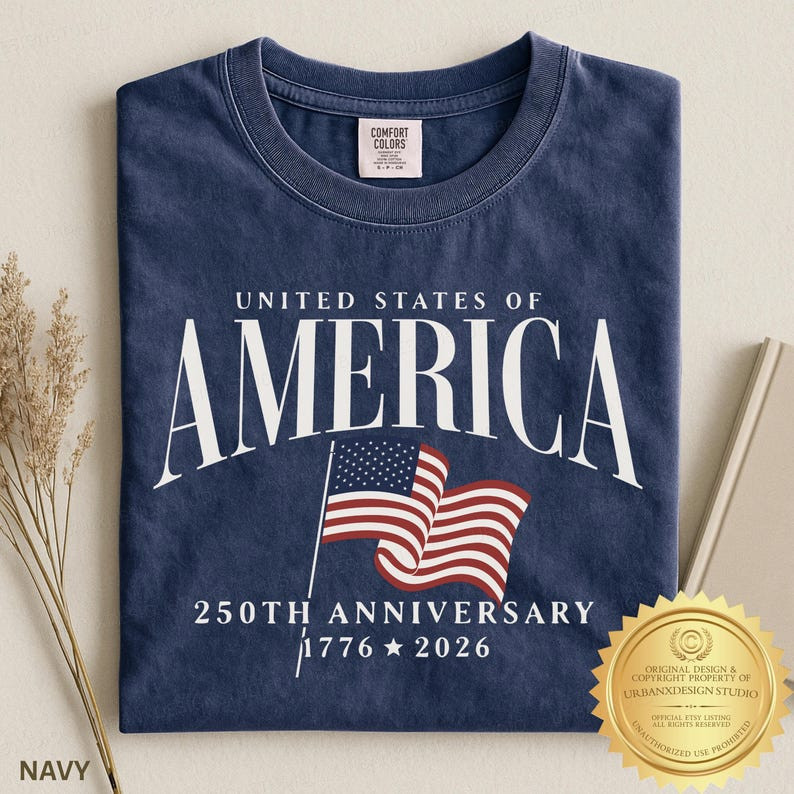 America's Semiquincentennial Shirt, USA 250th Anniversary T-Shirt gallery
