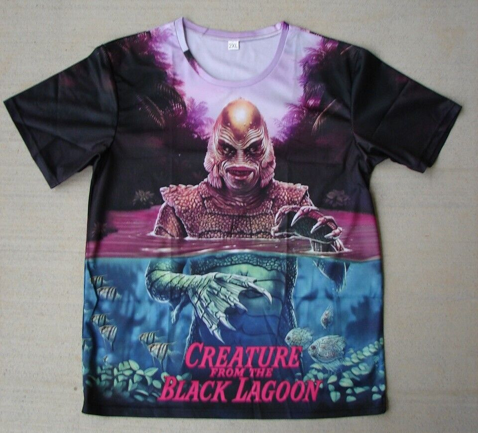 Universal Monster Creature From The Black Lagoon 2-XL Lightweight T-Shirt Unused