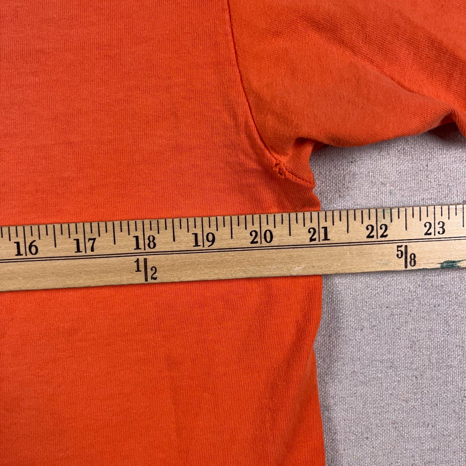 Vtg T Shirt Mens Large Amharic Ethiopian Eritrea Orange Single Stitch USA gallery