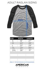 AC/DC High Voltage 3/4 Sleeve Raglan T-Shirt