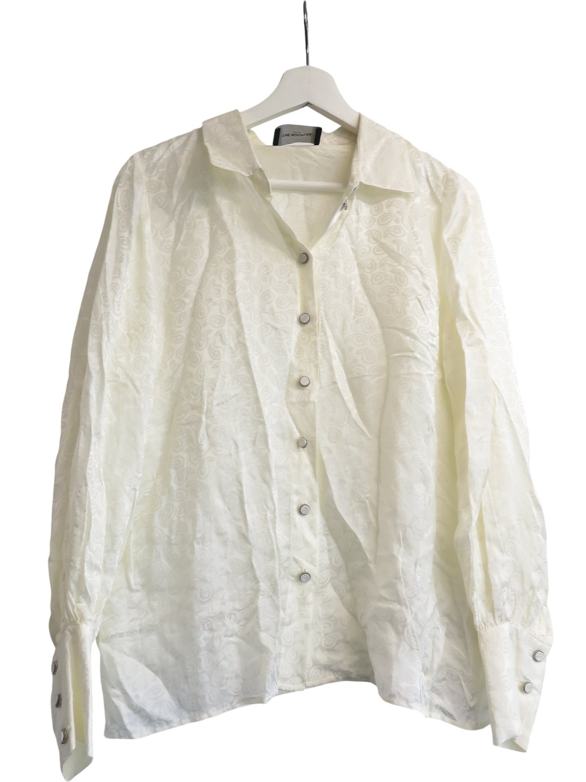 The Kooples - Paisley Shirt - Ivory - Long Sleeve Button-Up - Size 3 gallery