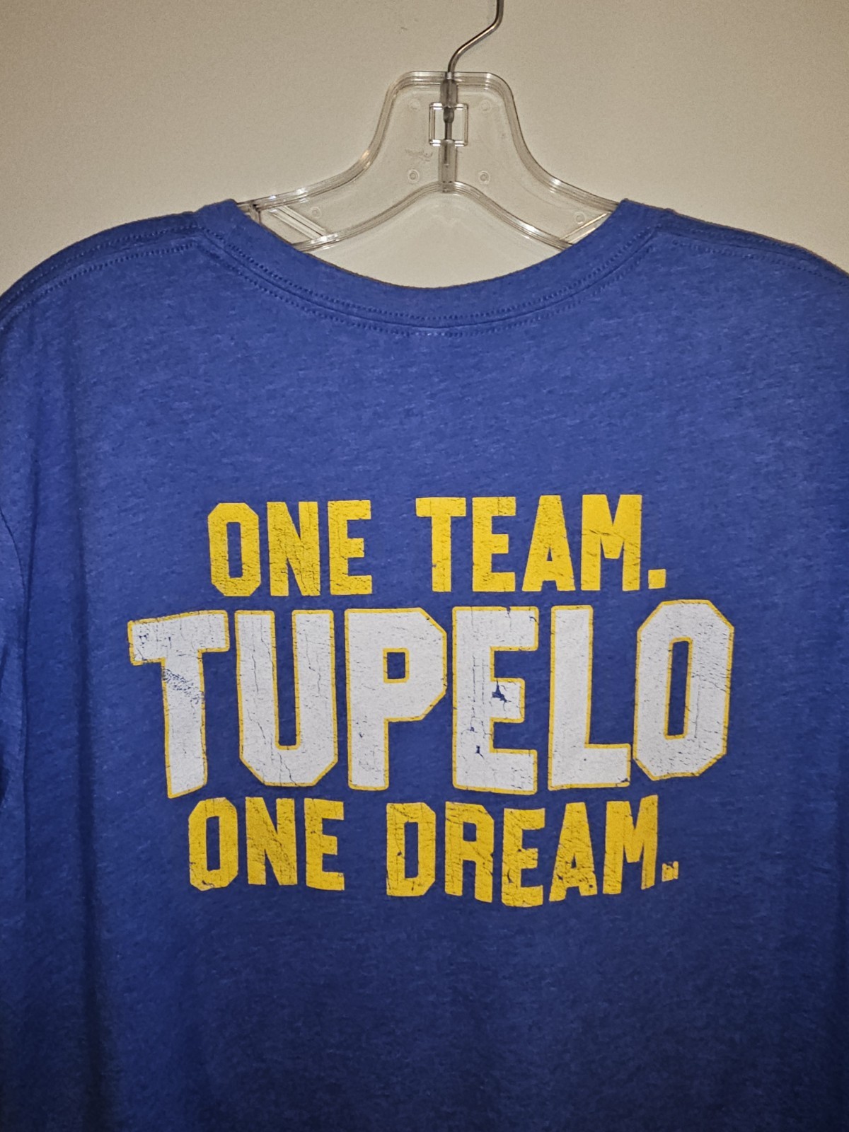 Tupelo High School 2021 Game Time Xl Mens Blue Double-sided Graphic Logo Tshirt gallery