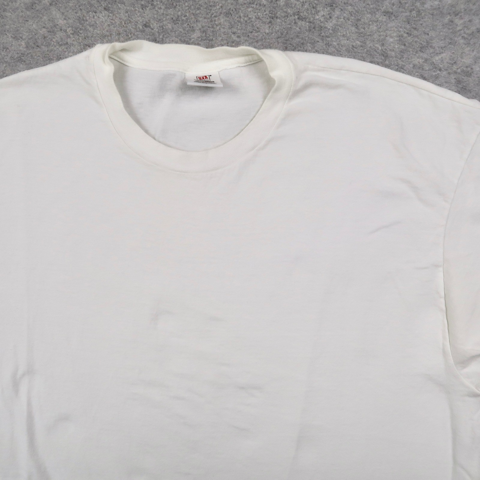 Vintage Kirkland Signature Select Mens XL White Combed Cotton Crew Neck T-Shirt gallery