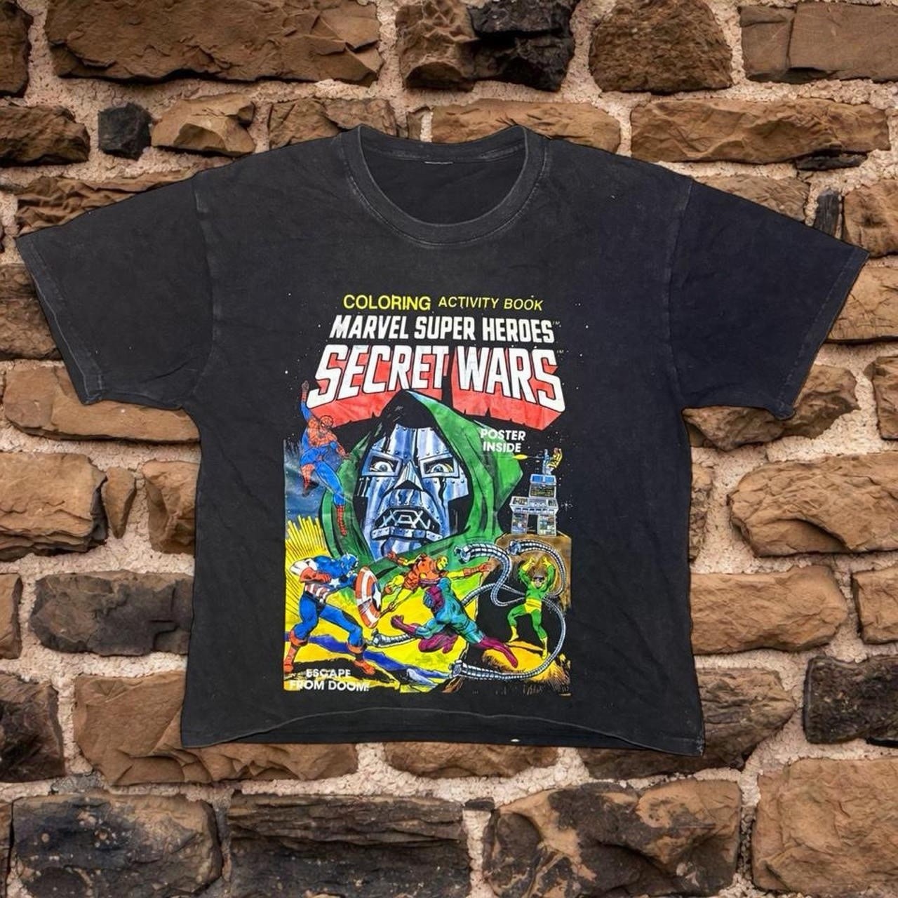 Vintage Avengers Secret Wars Men’s Size L Comics Shirt Retro Marvel Comic Book