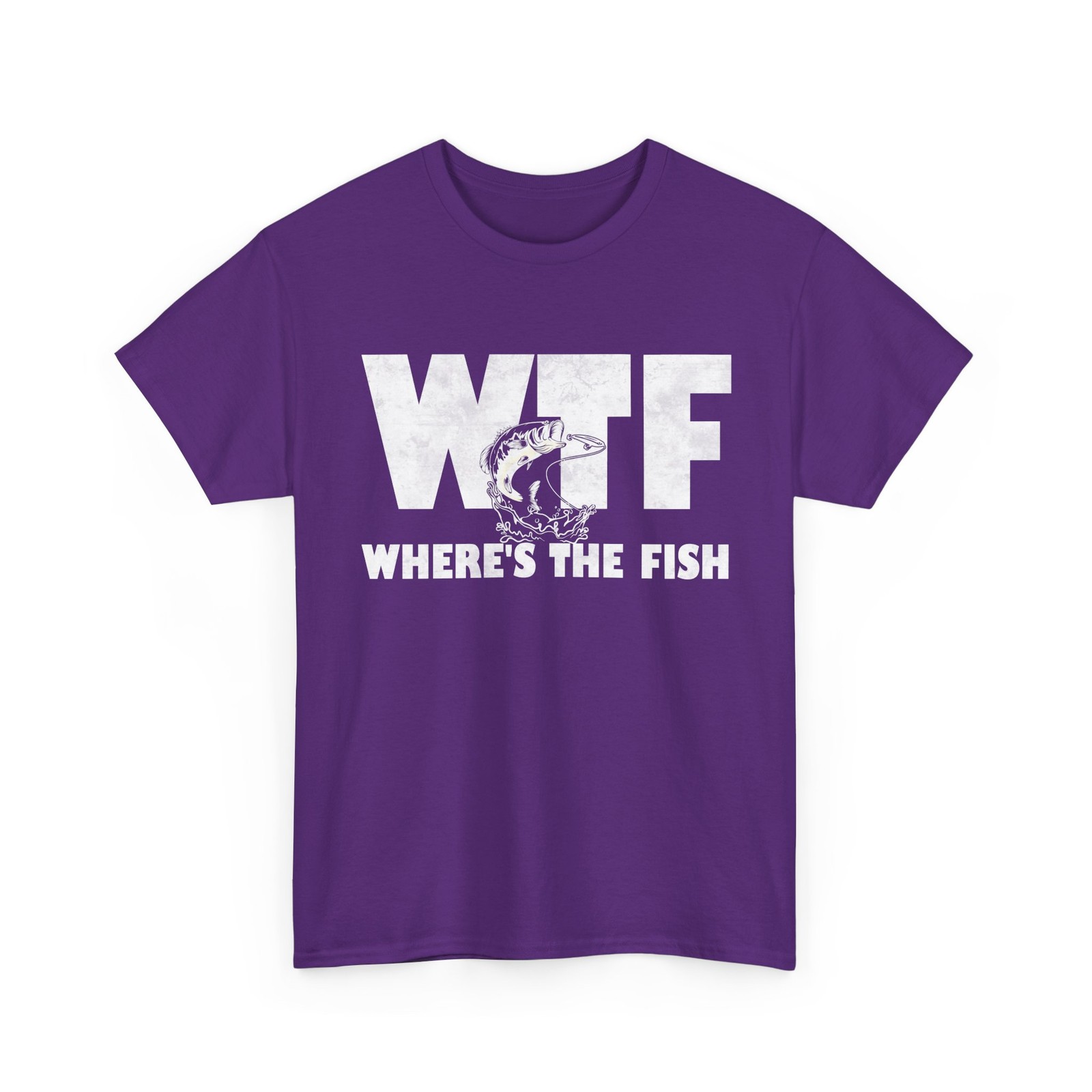 Fisherman T-Shirt, Where's The Fish Fishing Lovers Father's Day Men Dad Shirt gallery