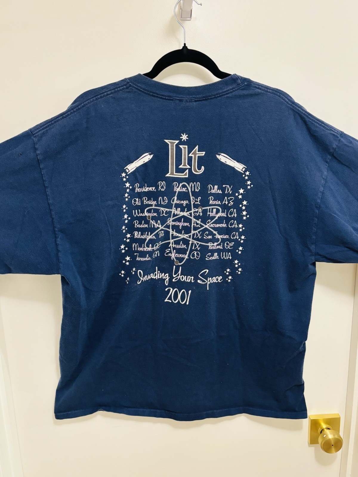 LIT Band 2001 Invading Your Space Tour OG XL VTG RARE Atomic My Own Worst Enemy gallery