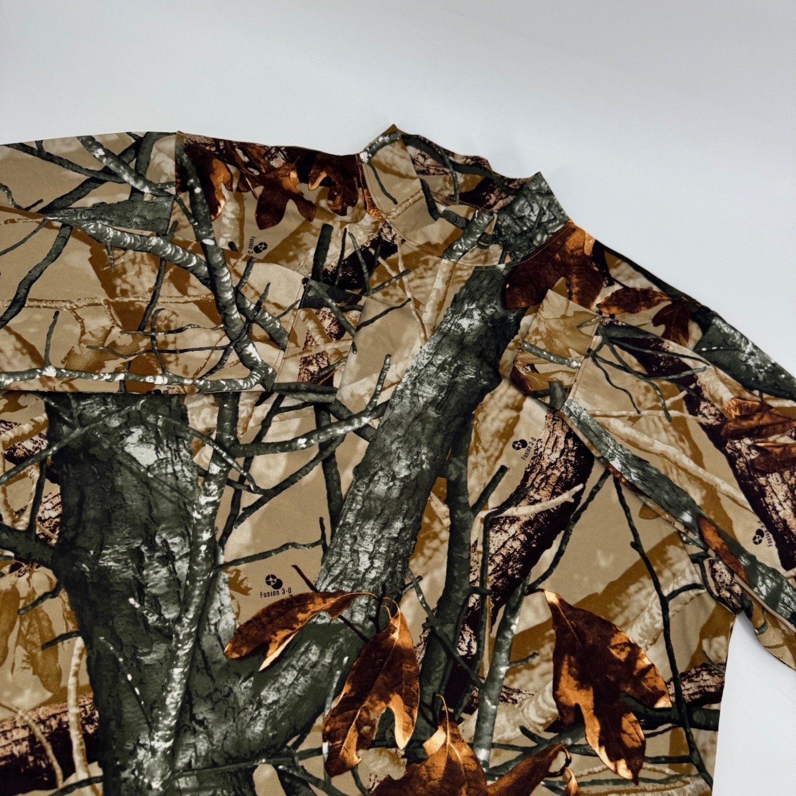 Outfitters Ridge Fusion 3-0 Camo Long Sleeve Shirt Mens XL Real Tree Hunting gallery