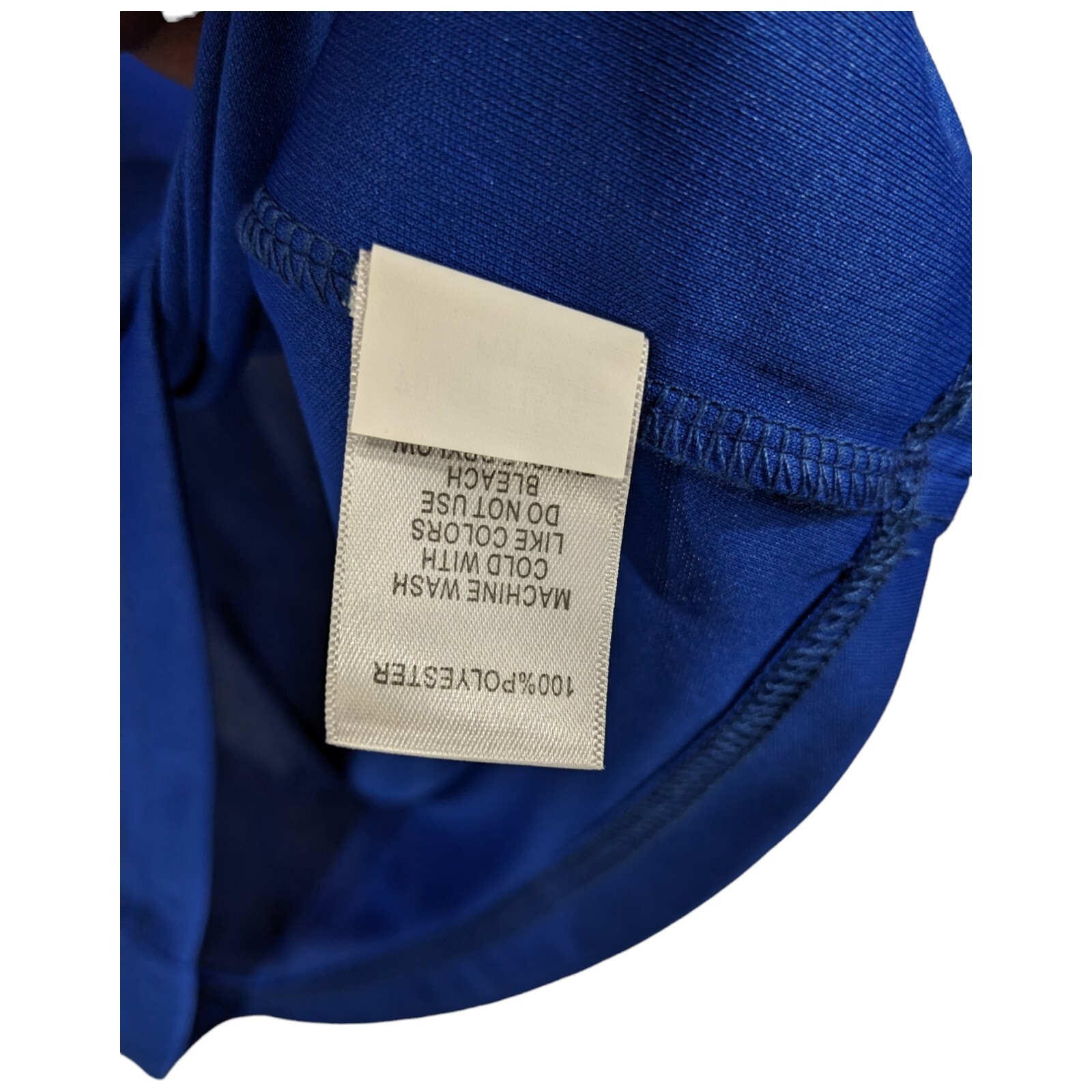 Mens Blank Blue Long Sleeve Semi Fitted Shirt Sz S Small Plain Lightweight Top gallery