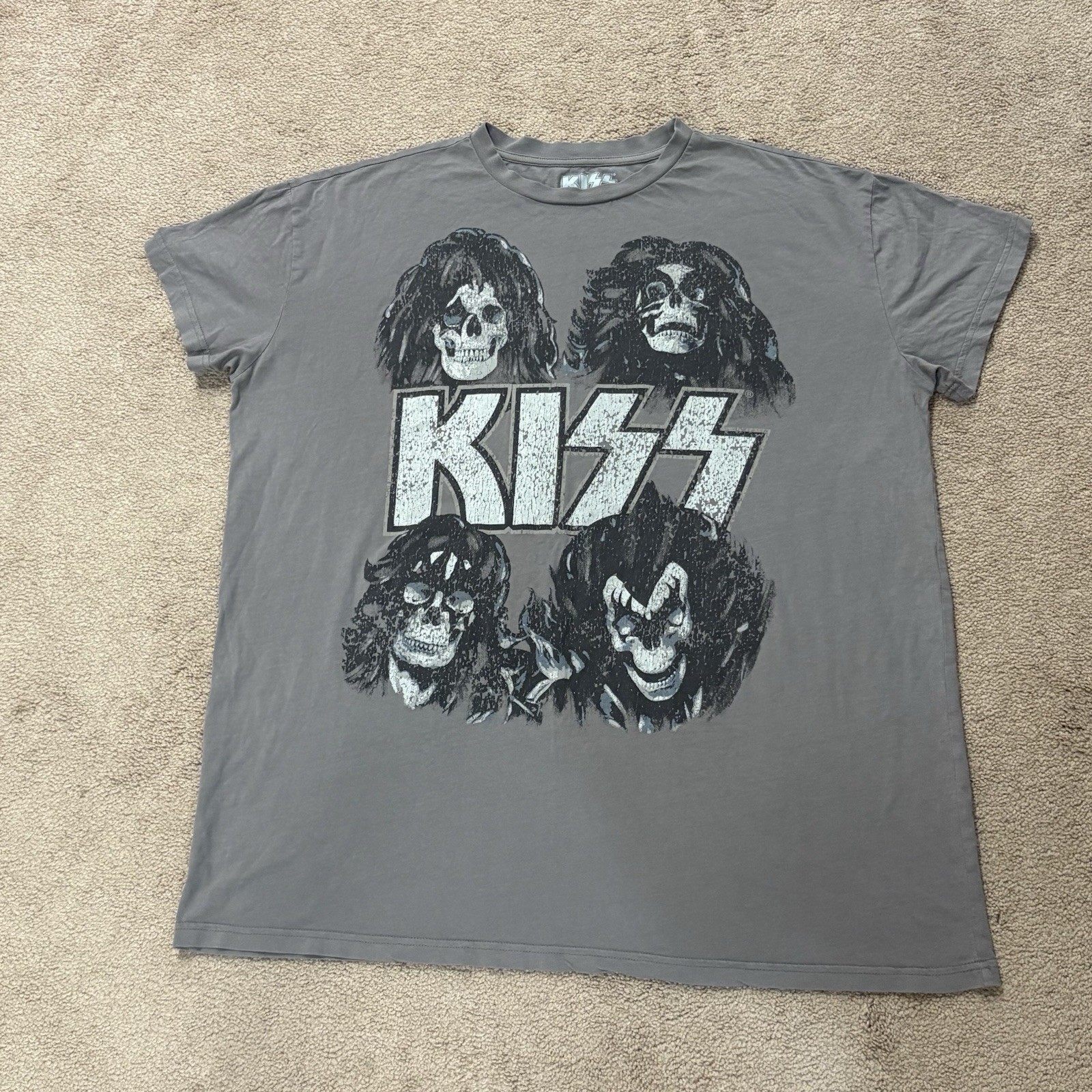 KISS x Goodie Two Sleeves Graphic T-Shirt - Gray - Men’s Size Large gallery