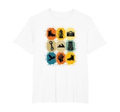 Hiking Gear Essentials Mountain Hiking Camping T-Shirt, Men’s Big and Tall, W…