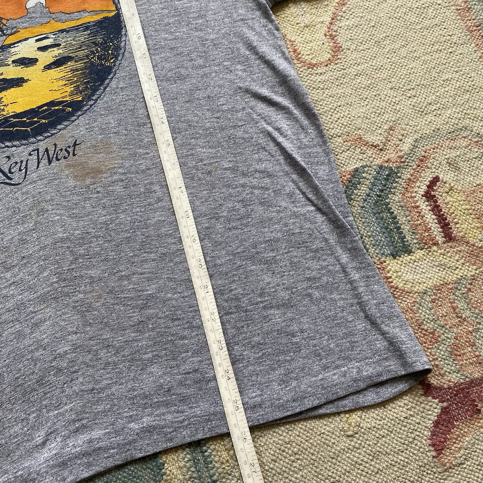 80s Save The Bales T Shirt Tri Blend Vintage XL Rayon Gray Drug Humor Florida gallery