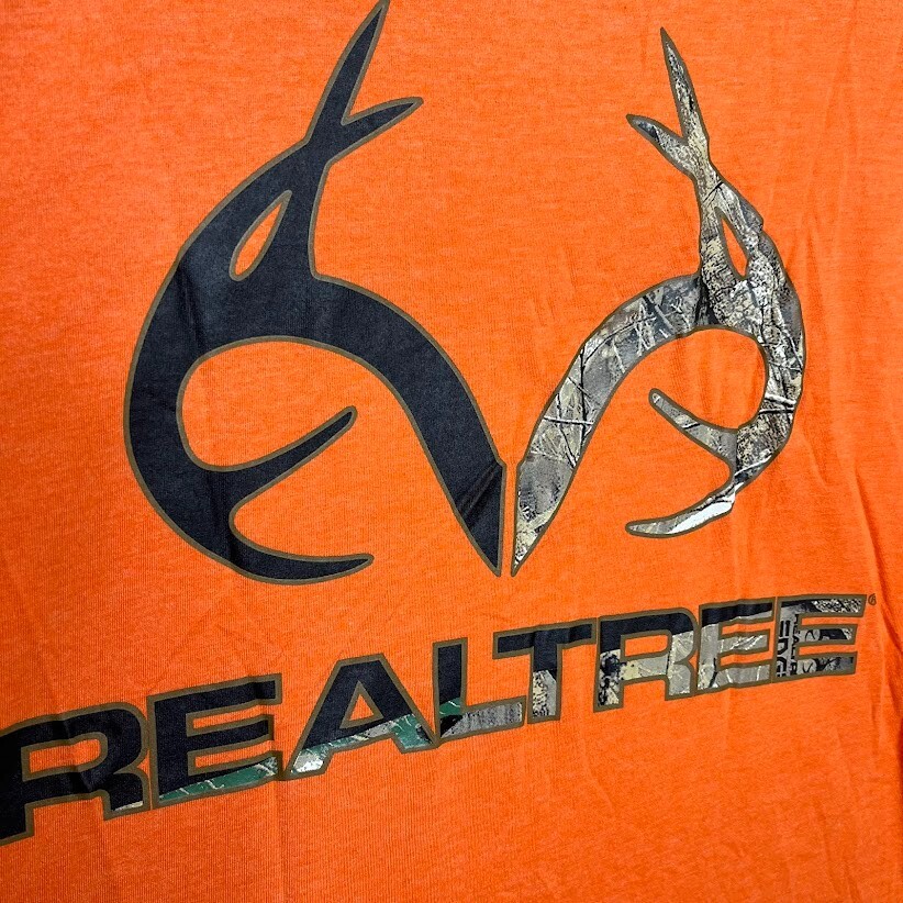 Ocean + Coast Realtree Tshirt Men's XLT Orange Hunt Outdoor Beach Sports gallery