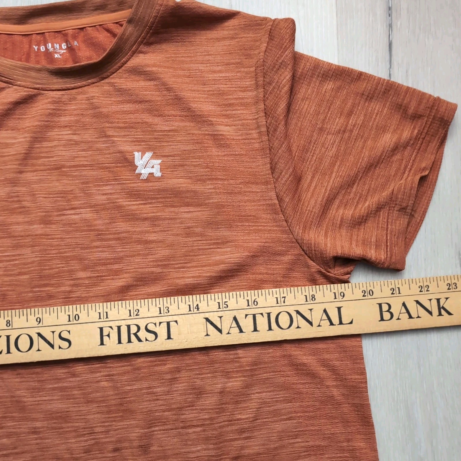 YoungLA T-Shirt Mens XL Embroidered Logo Short Sleeve Athletic Tee Shirt gallery