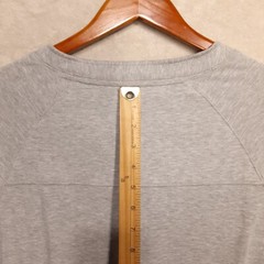 Venado Mens Long Sleeve 3 Button Henley Shirt Sz.M/Gray/Cotton Spandex Blend