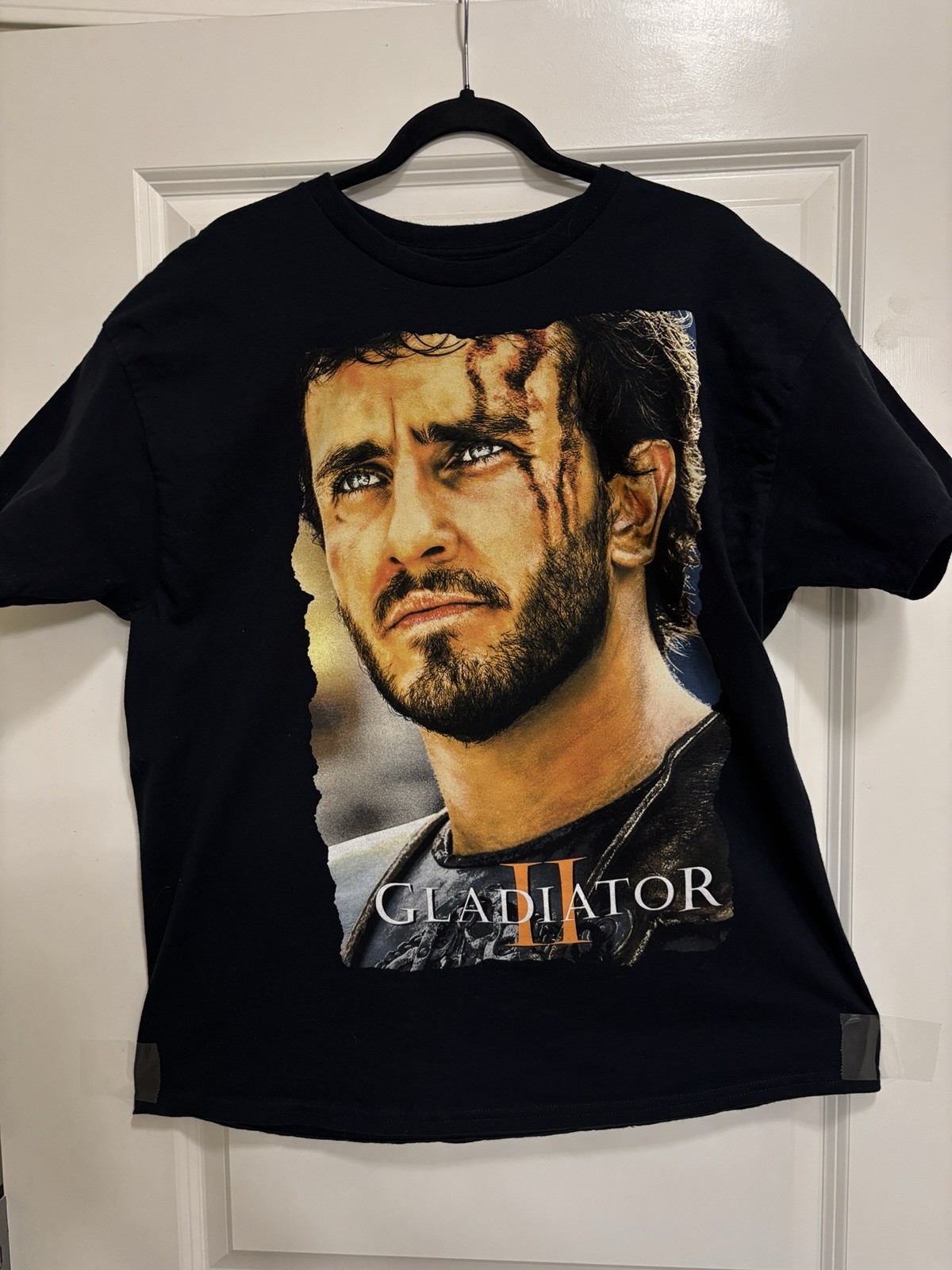 Gladiator II Lucius Portrait T-Shirt Front & Back Print Size XL gallery