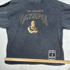 Joe Weider Mr Olympia Oversized Heavyweight T-Shirt Bodybuilding Gym Mens M