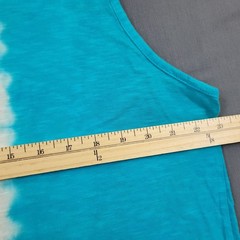 Reverse Threads Shirt Mens XL Sleeveless Tank Knit Pullover Tie Dye Green