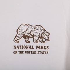 Parks Project National Parks Bear Map Graphic T-Shirt Men’s XL White