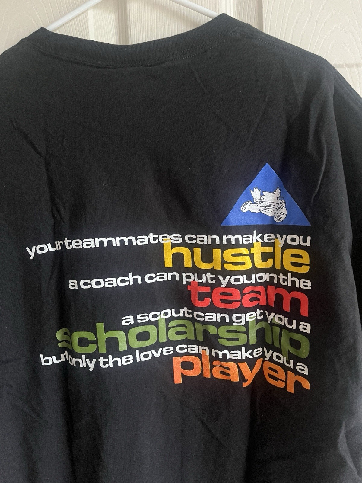 Nike No Routine Football Basketball Pro Combine NYC Men's Shirt Black XL Vintage gallery