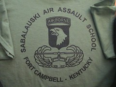 AIR ASSAULT 101 Airborne School SABALAUSKI T-Shirt Large Ft Campbell Kentucky US