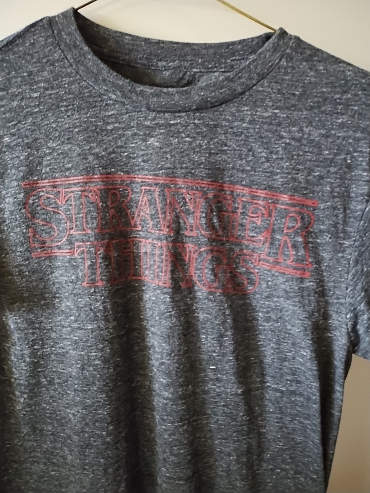 Stranger Things Original Graphic Gray T-shirt Extra Small Clearance Sale 💲💲