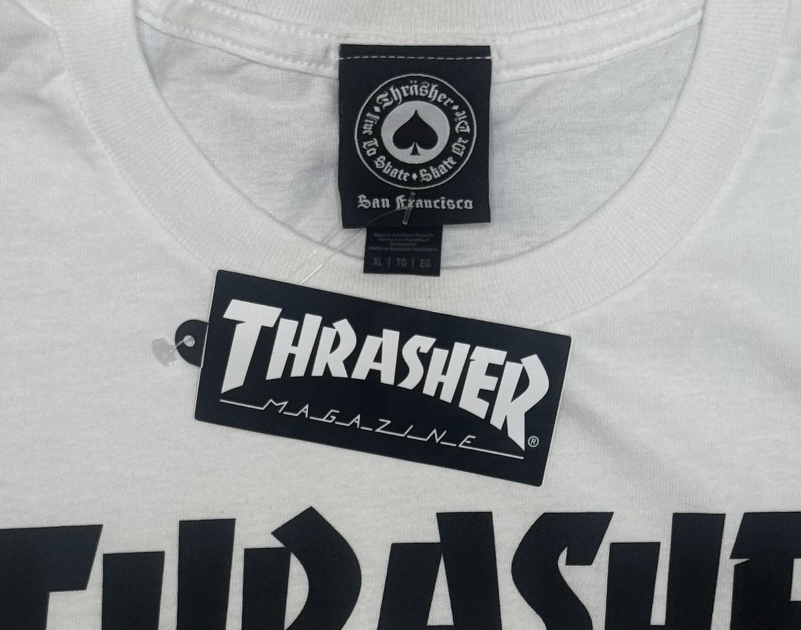 Thrasher Skate Mag T-Shirt White Size X-Large gallery