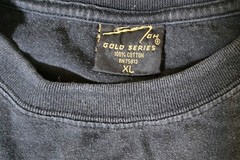 Vtg Alcatraz Triathlon Training Game Shirt XL Black Single Stitch Gold Series
