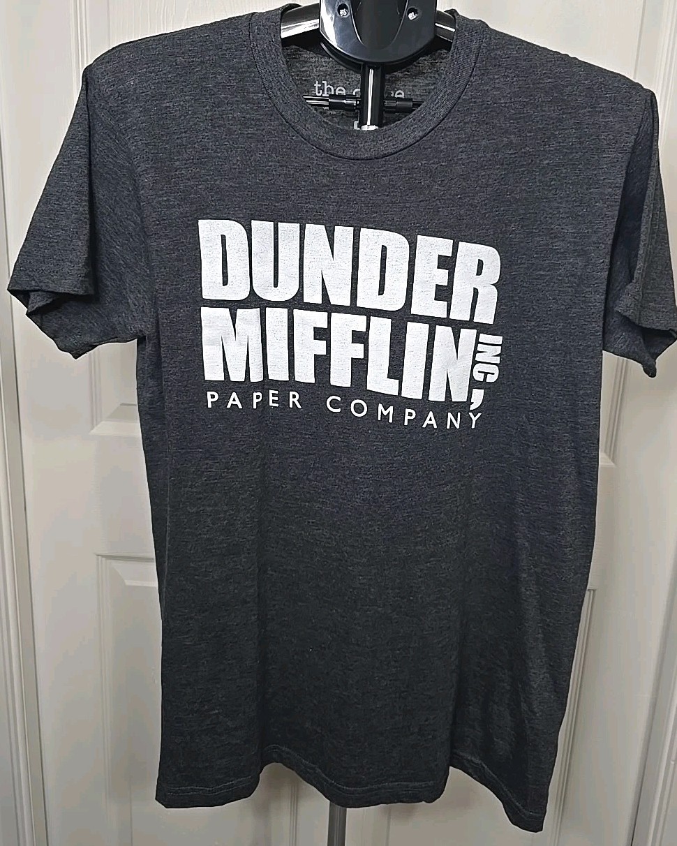 The Office Dunder Mifflin Inc Paper Company Men's Medium T-shirt Gray gallery