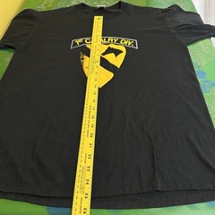 Vintage Single Stitch 1st Cavalry Division XL Jerzees T-Shirt USA Made Army Tee