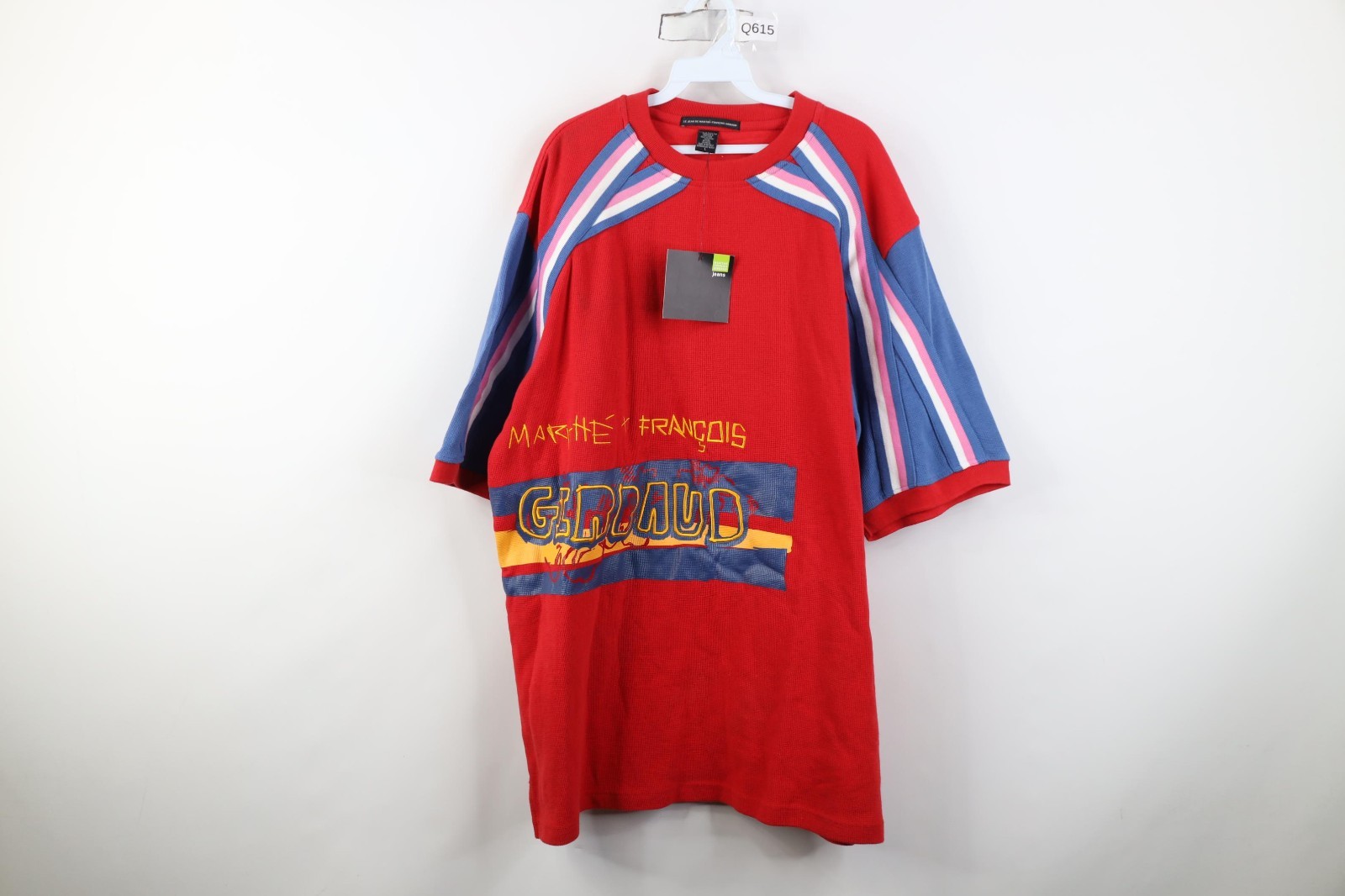 Deadstock Vtg 90s Marithe Francois Girbaud Mens Large Baggy Thermal Knit T-Shirt gallery