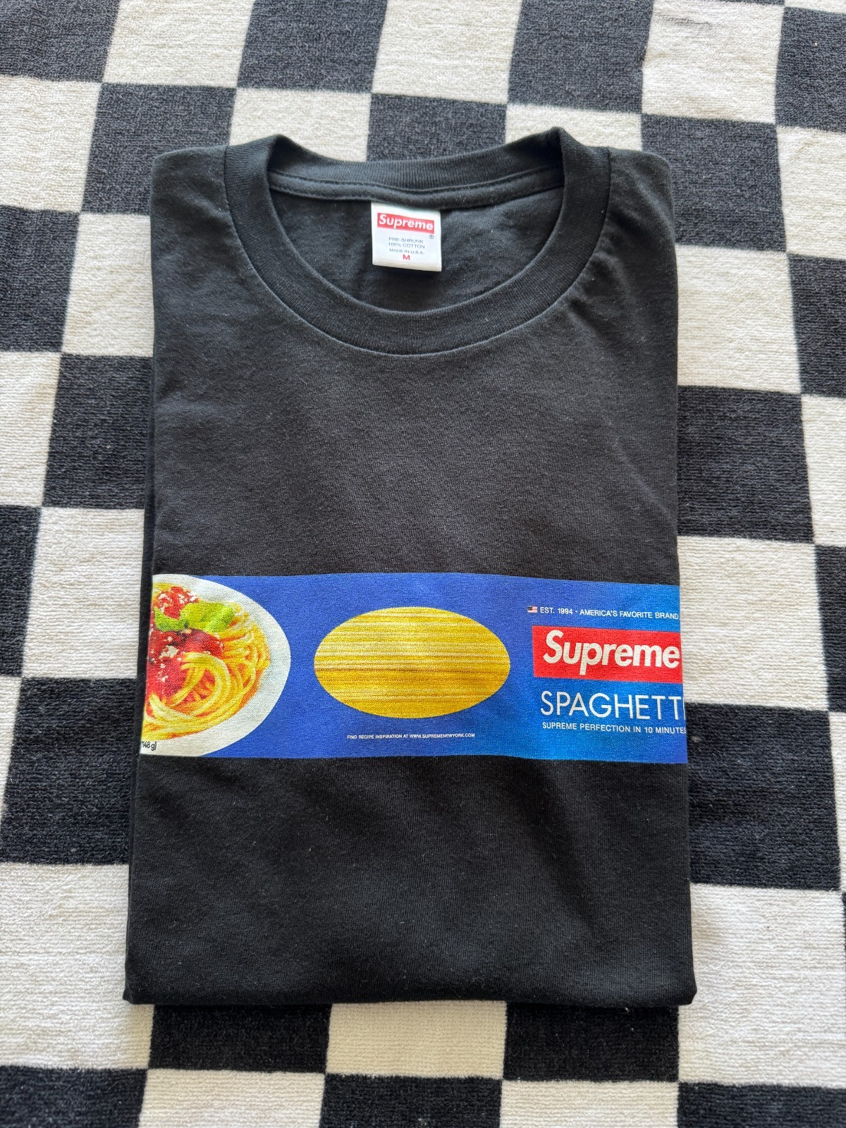 Supreme Spaghetti Tee Shirt Size MEDIUM (M)